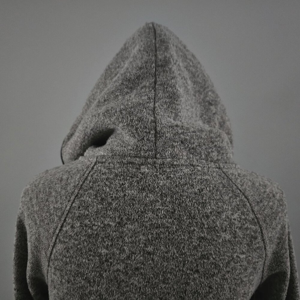 AMERICAN EAGLE OUTFITTERS zip-up HOODED JACKET grey POLYESTER - Picture 7 of 9
